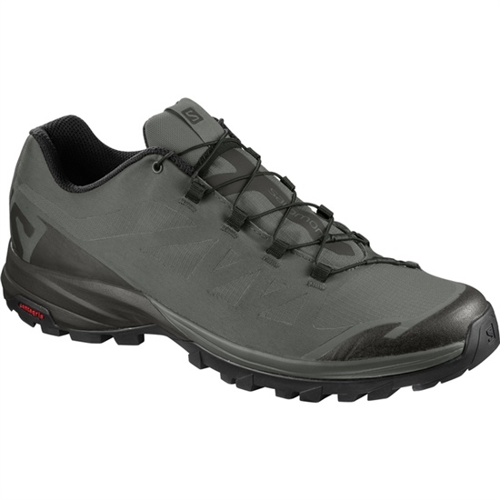 Salomon OUTPATH Turisticke Topanky Panske Siva / Čierne | 91573VBEL