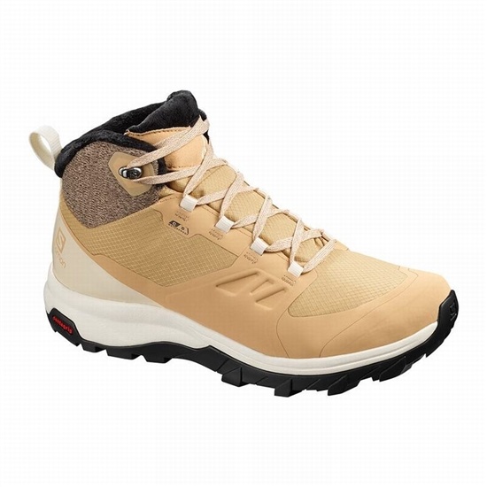 Salomon OUTSNAP CLIMASALOMON WATERPROOF Zimne Topanky Damske Hnede | 64903MRFY