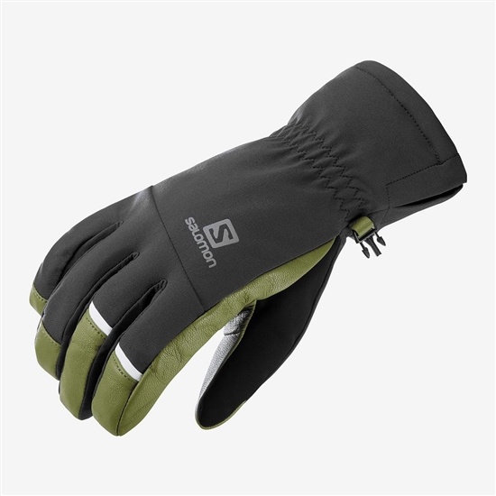 Salomon PROPELLER DRY M Rukavice Panske Čierne | 04921XORU