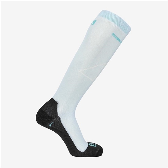 Salomon QST Ponozky Panske Biele | 57926XJLA