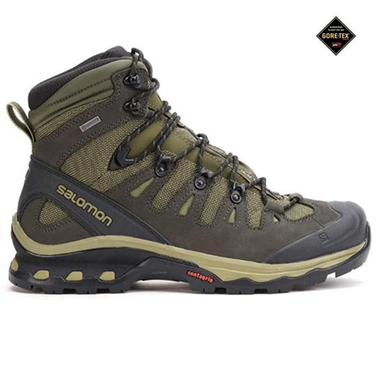 Salomon QUEST 4D 3 GORE-TEX Turisticke Topanky Panske Olivovo Zelená | 43190DLZO