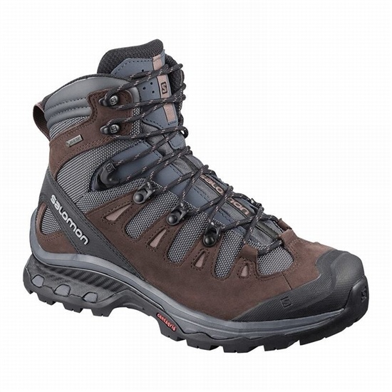 Salomon QUEST 4D 3 GTX W Turisticke Topanky Damske Tmavo Modre / Čokoláda Nachový | 34865TNYB