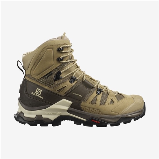 Salomon QUEST 4 GORE-TEX Turisticke Topanky Panske Hnedožltý | 25149VDWO