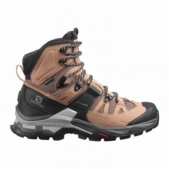 Salomon QUEST 4 GORE-TEX Turisticke Topanky Damske Hnede / Čierne | 45370OBAU