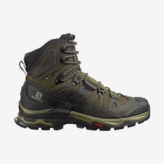 Salomon QUEST 4 GORE-TEX Turisticke Topanky Panske Olivovo Zelená | 74639TXIE