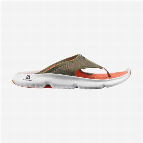 Salomon REELAX BREAK 5.0 Zabky Panske Tmavo Zelene / Biele | 68492GSOY