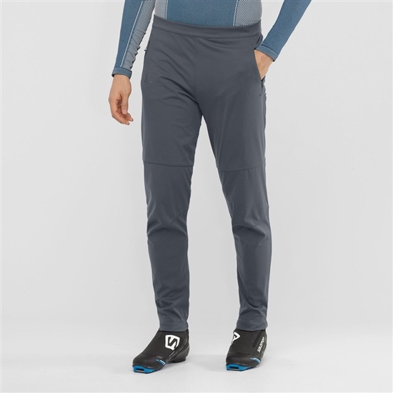 Salomon RS SOFTSHELL M Ski Nohavice Panske Tmavo | 43780AXPB