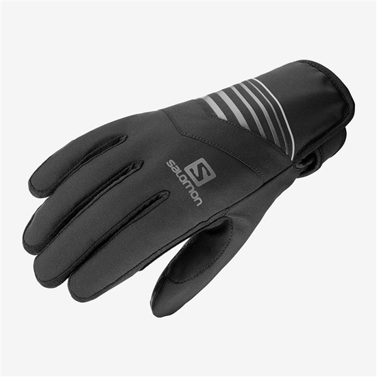 Salomon RS WARM U Rukavice Panske Čierne | 05467CVQK