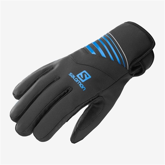Salomon RS WARM U Rukavice Panske Čierne | 74063FJKS