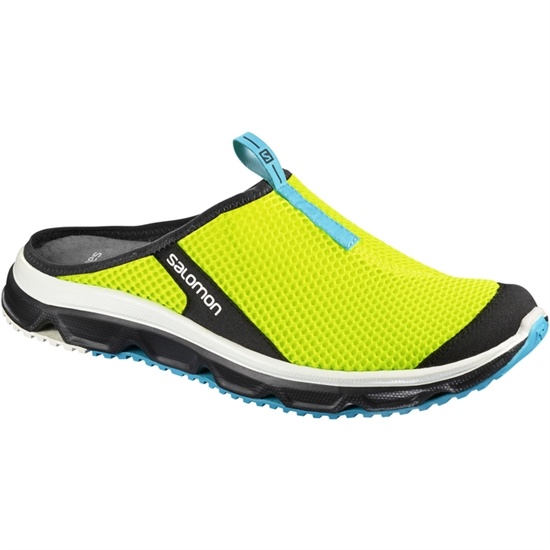 Salomon RX SLIDE 3.0 Sandale Panske Fluorescencia Zelene | 84632OBJY