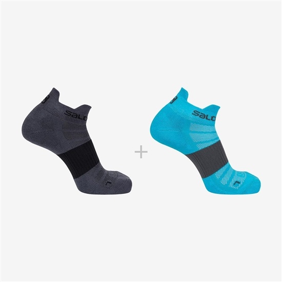 Salomon SENSE 2-PACK Ponozky Panske Siva | 08253JAQP