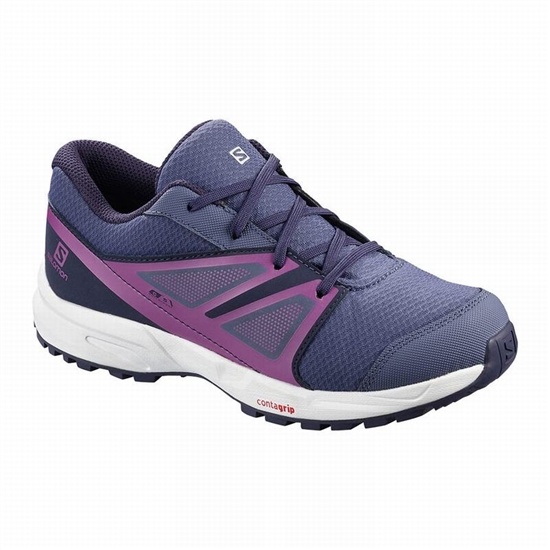 Salomon SENSE CLIMASALOMON WATERPROOF Bezecke Topanky Detske Modre | 37829GKUW