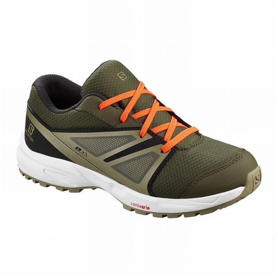 Salomon SENSE CLIMASALOMON WATERPROOF Bezecke Topanky Detske Čierne | 80235DXHJ