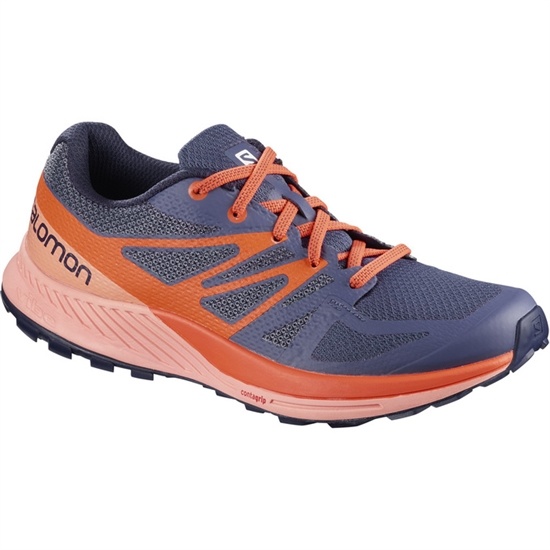 Salomon SENSE ESE W Trailove Bezecke Tenisky Damske Oranžové / Tmavo Lavendel | 75268XIGF