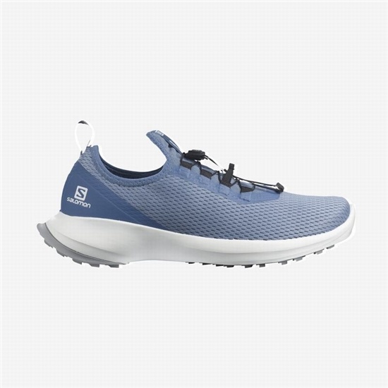Salomon SENSE FEEL 2 Trailove Bezecke Tenisky Panske Siva Modre / Biele | 50789GNPK