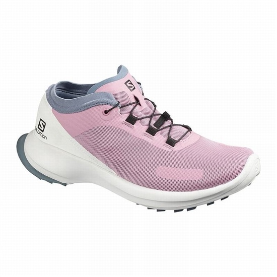 Salomon SENSE FEEL W Trailove Bezecke Tenisky Damske Siva / Biele | 03168DKXS