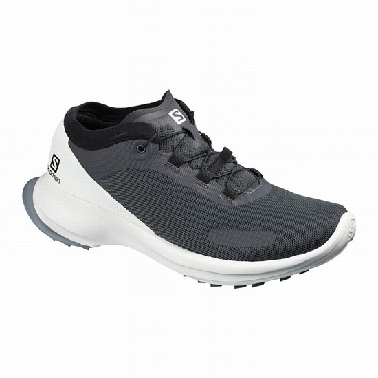 Salomon SENSE FEEL W Trailove Bezecke Tenisky Damske Siva / Biele | 75683HWTA