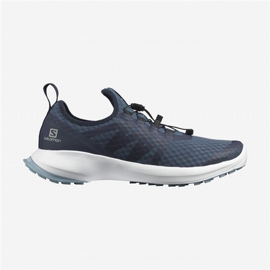 Salomon SENSE FLOW 2 Trailove Bezecke Tenisky Panske Námornícka Modrá / Biele | 07549HTML