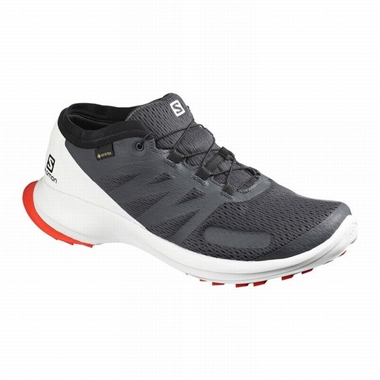 Salomon SENSE FLOW GTX Trailove Bezecke Tenisky Panske Čierne | 45870PJKD