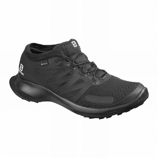 Salomon SENSE FLOW GTX Trailove Bezecke Tenisky Panske Čierne | 93128RCXZ