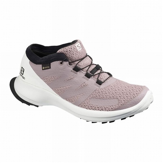 Salomon SENSE FLOW GTX W Trailove Bezecke Tenisky Damske Ruzove | 80724MXEG