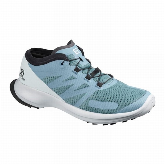 Salomon SENSE FLOW Trailove Bezecke Tenisky Panske Zelene | 87162ZFNC