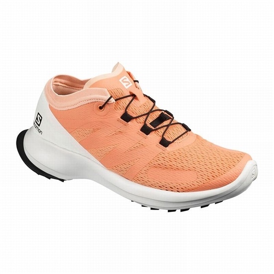 Salomon SENSE FLOW W Trailove Bezecke Tenisky Damske Biele | 23405THJA