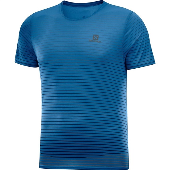 Salomon SENSE M Tricko Panske Modre | 59286DIWF