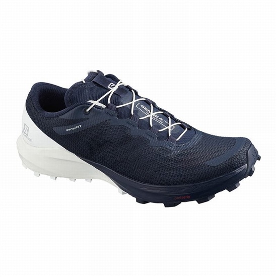 Salomon SENSE PRO 4 Trailove Bezecke Tenisky Damske Námornícka Modrá / Biele | 17945CSTA