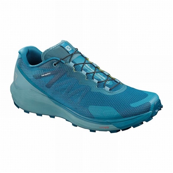 Salomon SENSE RIDE 3 Bezecke Topanky Panske Modre | 86907XSIJ