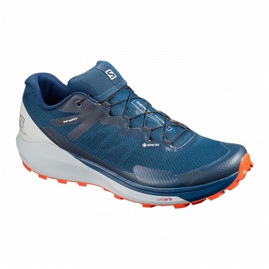 Salomon SENSE RIDE 3 GTX INVIS. FIT Trailove Bezecke Tenisky Panske Námornícka Modrá | 17928AIOL