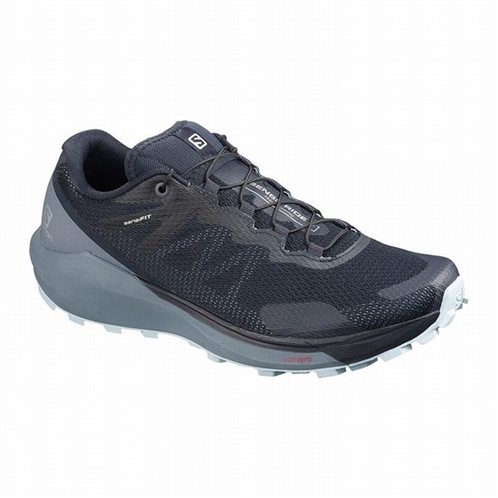 Salomon SENSE RIDE 3 W Trailove Bezecke Tenisky Damske Námornícka Modrá / Siva | 20485UYAP