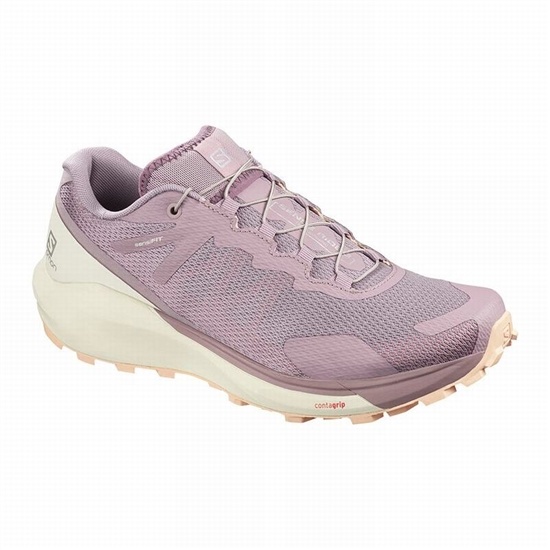 Salomon SENSE RIDE 3 W Trailove Bezecke Tenisky Damske Ruzove | 67085YBMC