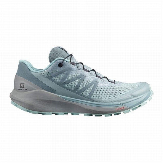 Salomon SENSE RIDE 4 GORE-TEX INVISIBLE FIT Trailove Bezecke Tenisky Damske Zelene / Tyrkysové | 082