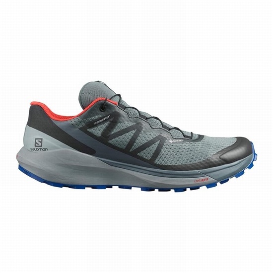 Salomon SENSE RIDE 4 GORE-TEX INVISIBLE FIT Trailove Bezecke Tenisky Panske Tmavo Modre / Čierne | 4