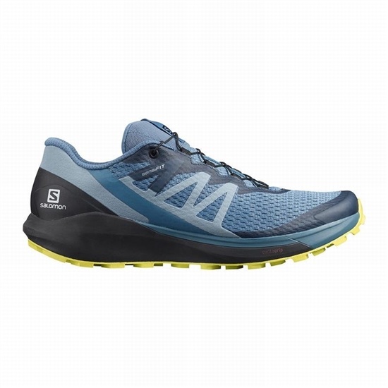 Salomon SENSE RIDE 4 Trailove Bezecke Tenisky Panske Modre / Čierne | 40215SIZY