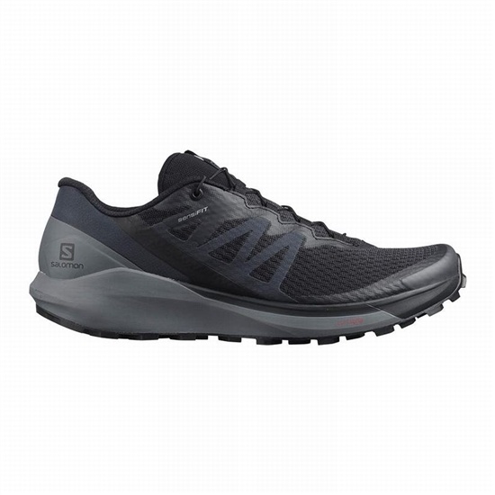 Salomon SENSE RIDE 4 Trailove Bezecke Tenisky Panske Čierne | 60458KQZG