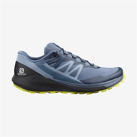 Salomon SENSE RIDE 4 Trailove Bezecke Tenisky Panske Modre / Čierne | 85379CKMI