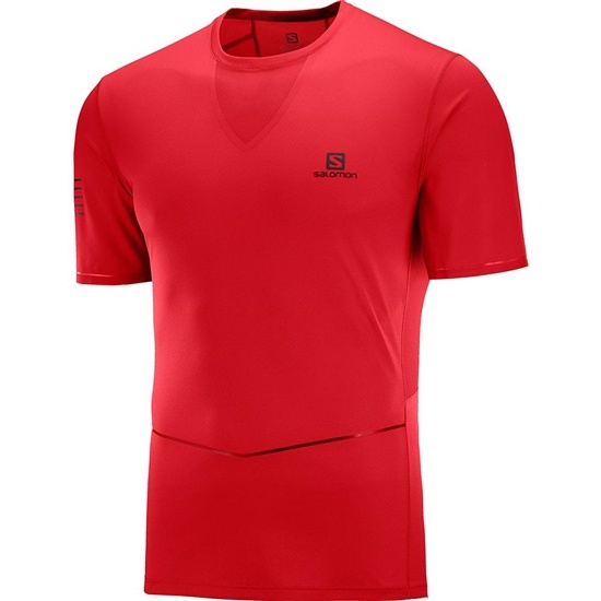 Salomon SENSE ULTRA M Tricko Panske Červené | 57910NFCH