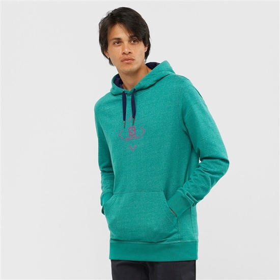 Salomon SHIFT HOODIE M Midlayers Panske Zelene | 03514SCBW