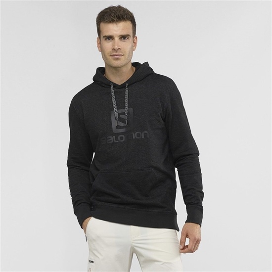 Salomon SHIFT HOODIE M Midlayers Panske Čierne | 04739RLTC