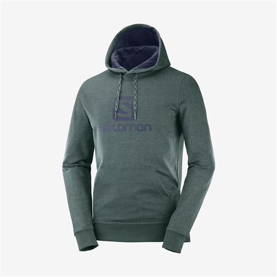 Salomon SHIFT HOODIE M Midlayers Panske Zelene | 64301CLZU