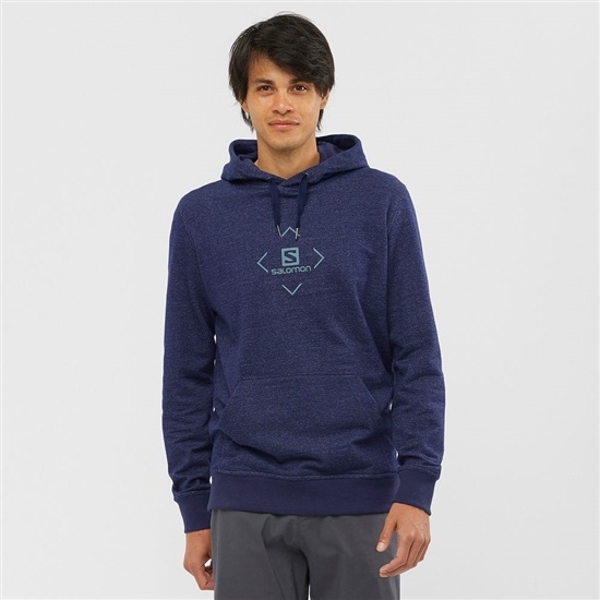 Salomon SHIFT HOODIE M Midlayers Panske Námornícka Modrá | 94062MEJY