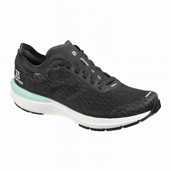 Salomon SONIC 3 ACCELERATE W Bezecke Topanky Damske Čierne / Modre | 89102JVFT