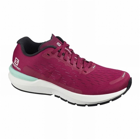 Salomon SONIC 3 BALANCE W Bezecke Topanky Damske Červené / Biele | 35962ZSFG