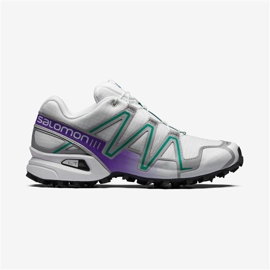 Salomon SPEEDCROSS 3 Tenisky Panske Biele / Strieborne | 32068XHKV