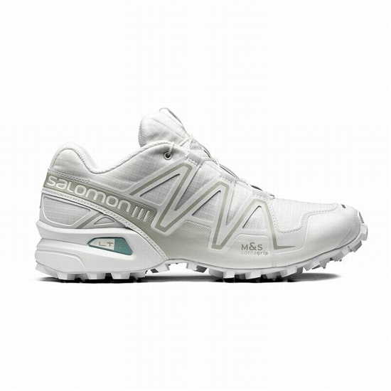 Salomon SPEEDCROSS 3 Trailove Bezecke Tenisky Panske Biele | 59108HCER