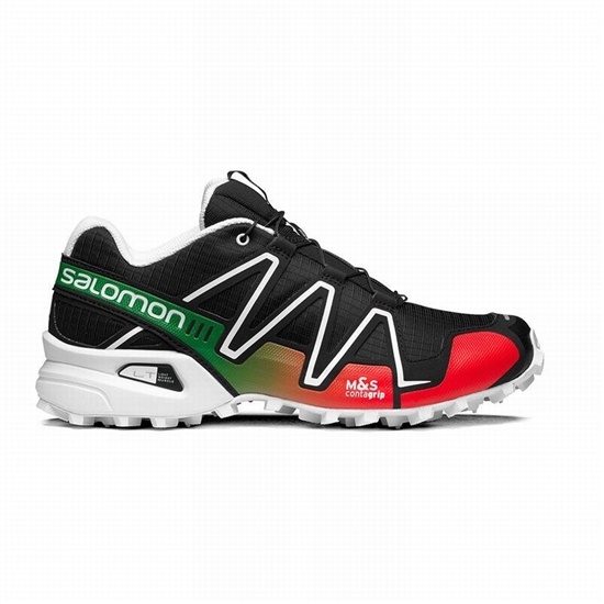 Salomon SPEEDCROSS 3 Trailove Bezecke Tenisky Panske Čierne / Biele | 83205HPSY