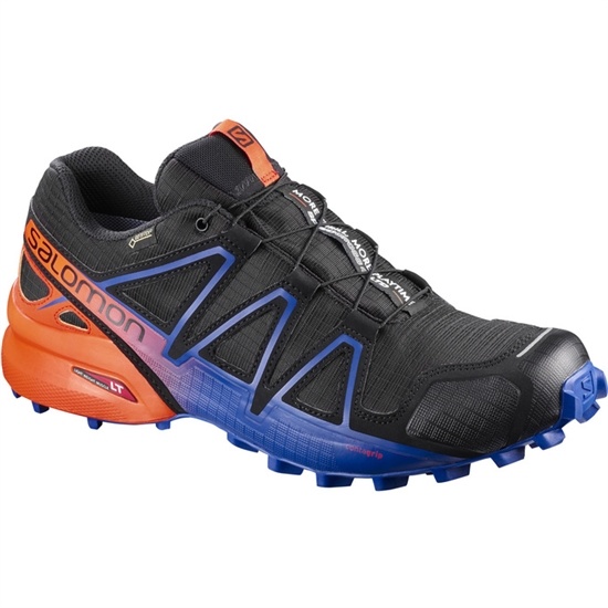 Salomon SPEEDCROSS 4 GTX LTD Trailove Bezecke Tenisky Panske Čierne / Námornícka Modrá / Oranžové |