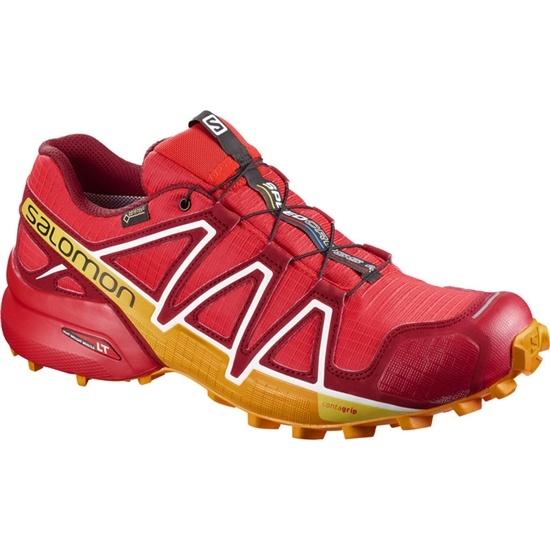 Salomon SPEEDCROSS 4 GTX Trailove Bezecke Tenisky Panske Červené | 28410NGCZ